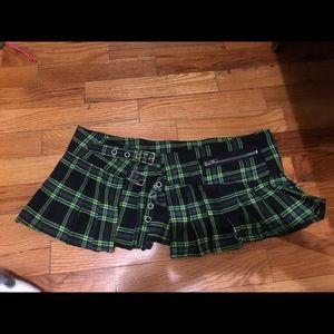 Lip service plaid skirt